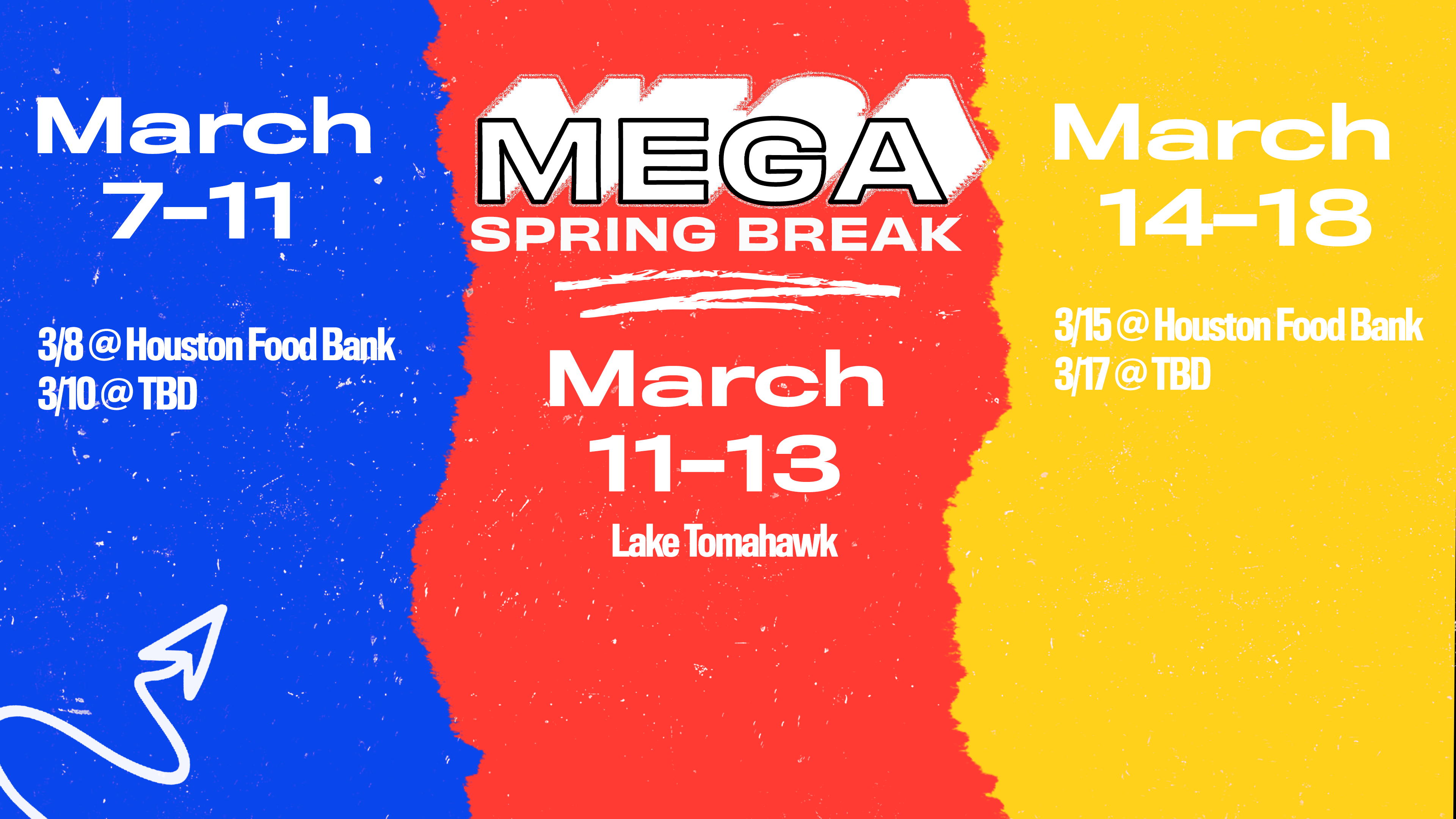 Student Mega Spring Break Serve Days