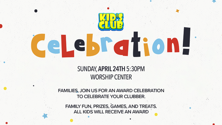 Kid’s Club Celebration