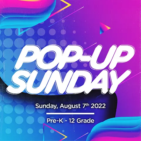 Pop Up Sunday / Promotion Sunday