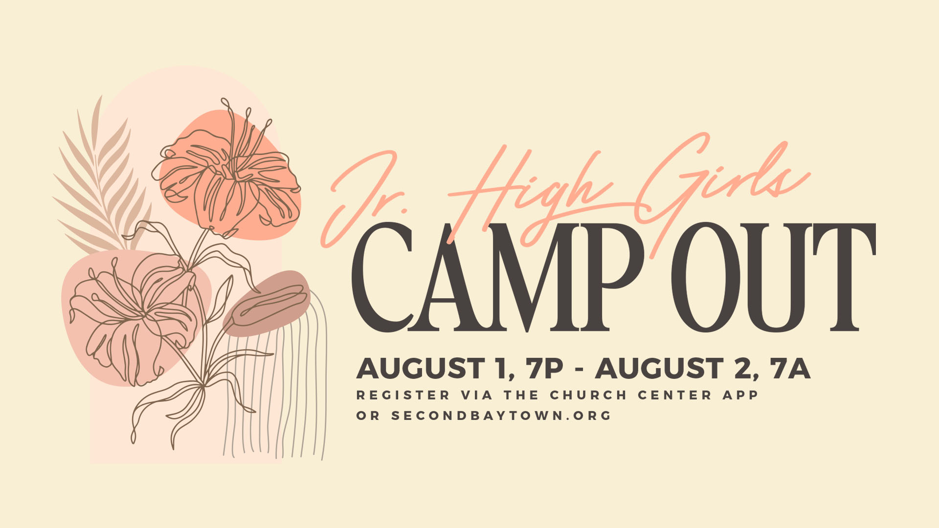 Jr. High Girls Campout