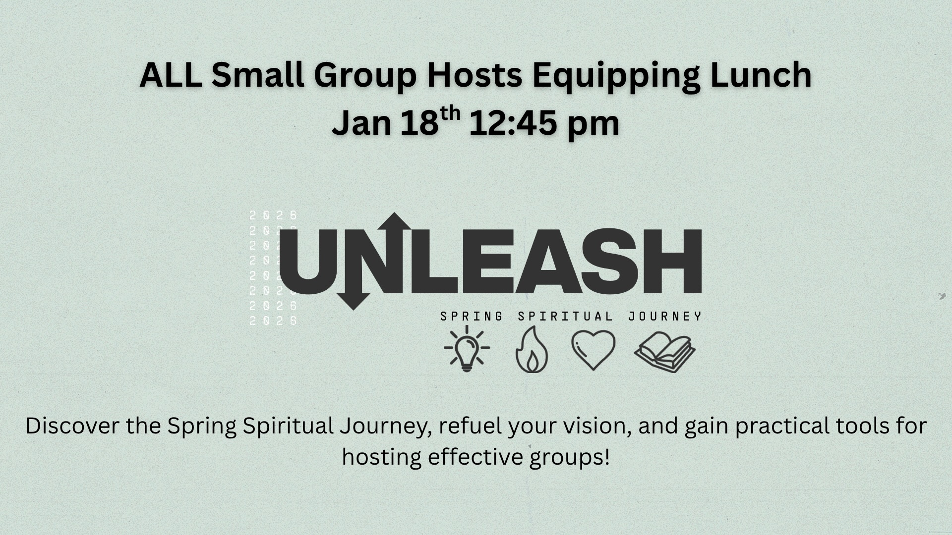 All Small Group Hosts Lunch Training