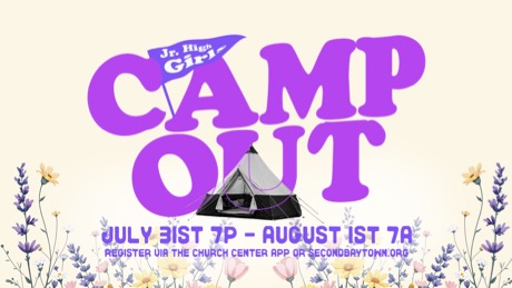 Jr. High Girls Campout